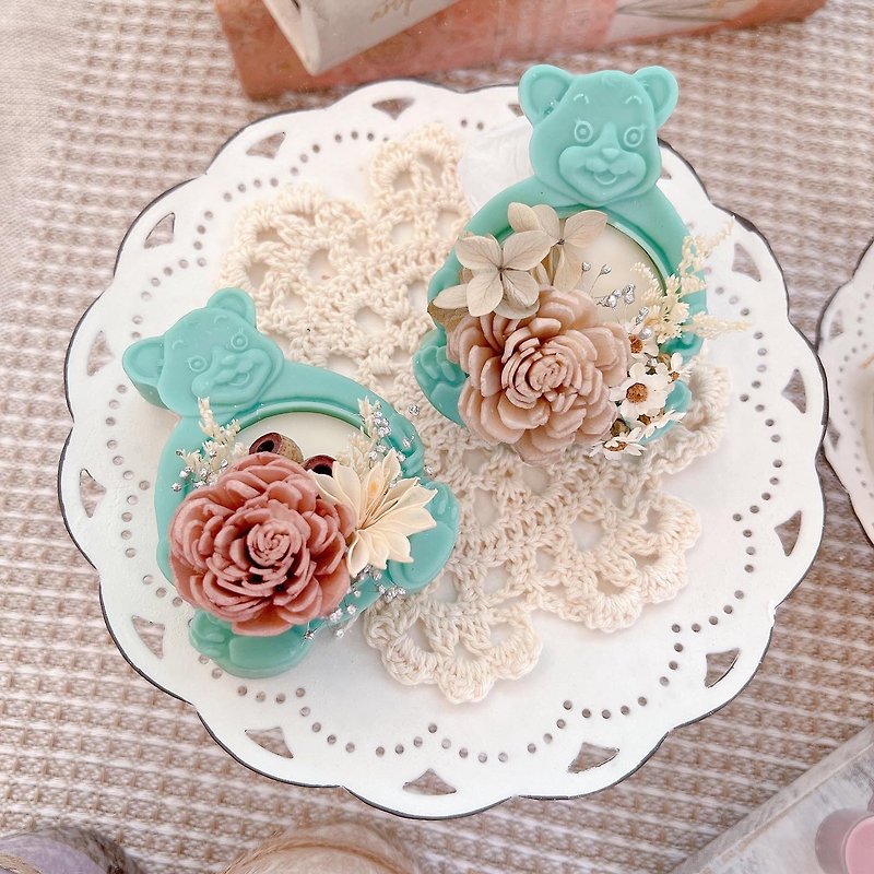 Bear Bowl Diffuser Brick [Hanabloom] Scented Candle/Birthday Gift/Wedding Item/Bridesmaid Gift - Fragrances - Plants & Flowers 