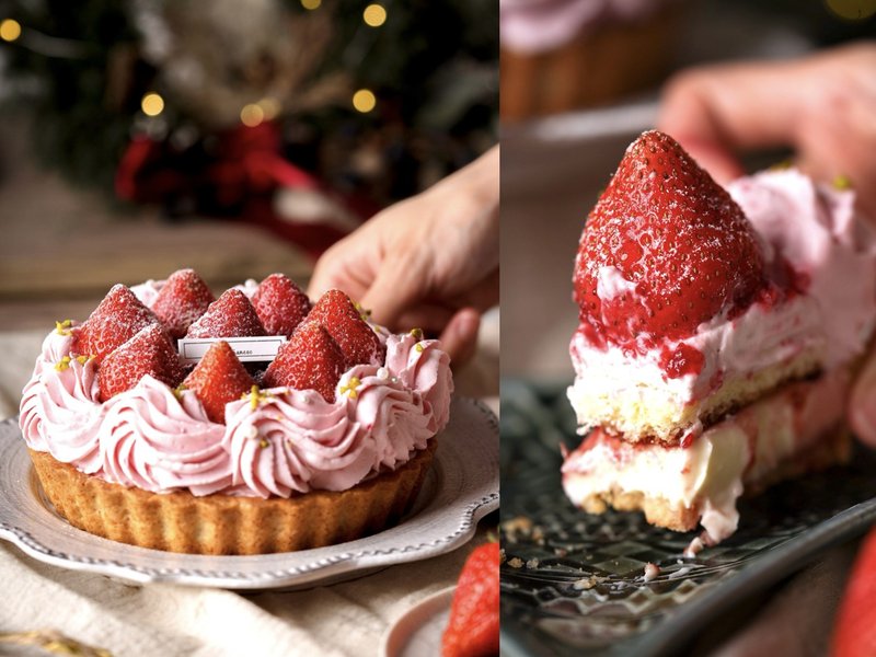 【烘焙課程】半熟草莓玫瑰覆盆子起士塔 - 烘焙/料理/美食 - 新鮮食材 