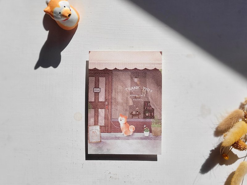 Shiba Postcard - การ์ด/โปสการ์ด - กระดาษ สีส้ม