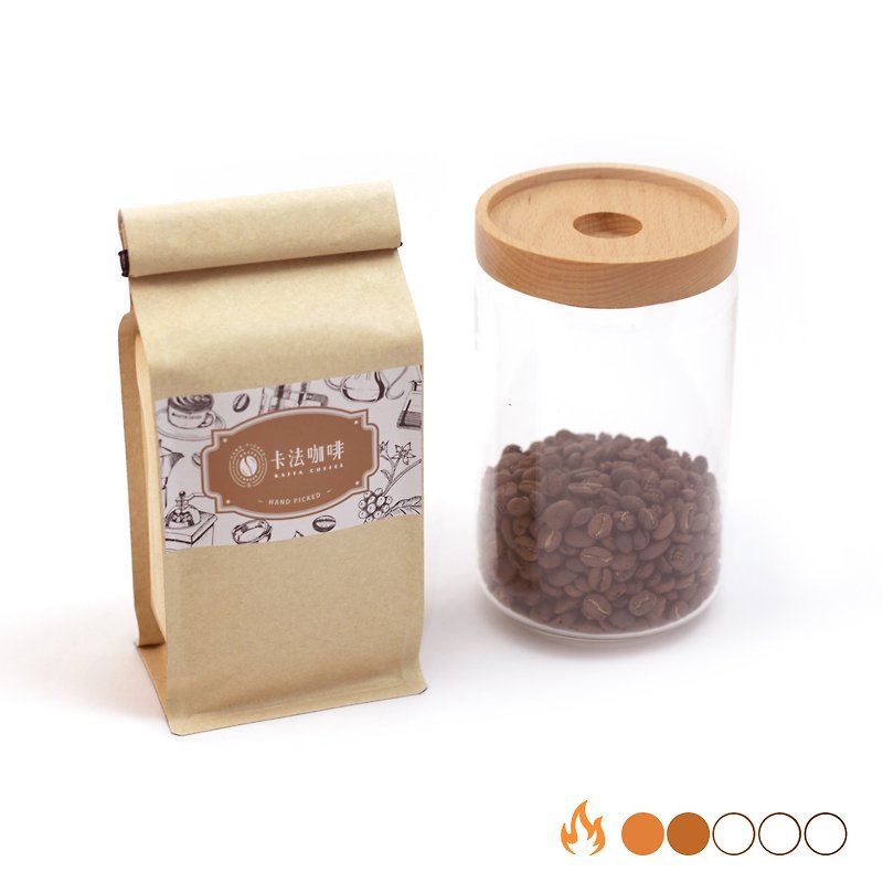 Ethiopian Yega Snowfield Hawthorn Treatment Plant G1 Fine Coffee Beans / Medium Baked / One lb 227g*2 - กาแฟ - อาหารสด สีนำ้ตาล