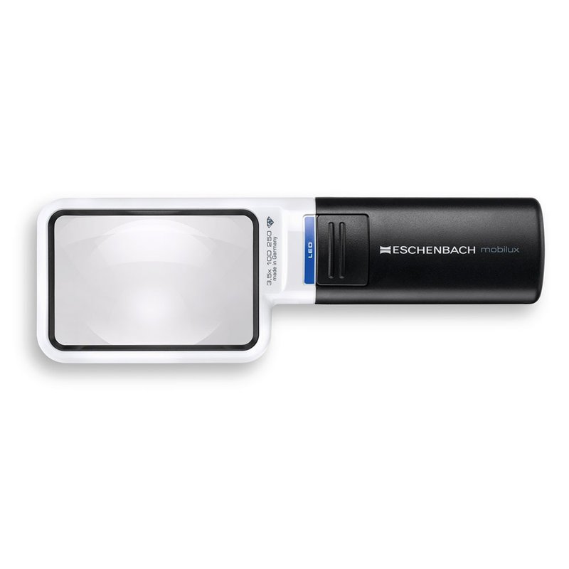 mobilux LED 3.5x/10D/75x50mm德國製LED手持型非球面放大鏡15113 - 其他書寫用具 - 壓克力 黑色