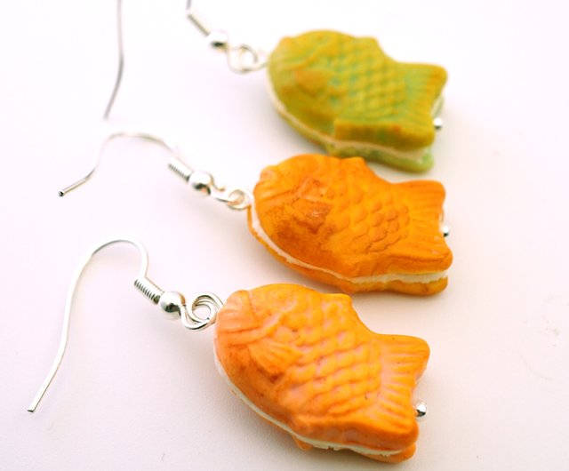 taiyaki earrings