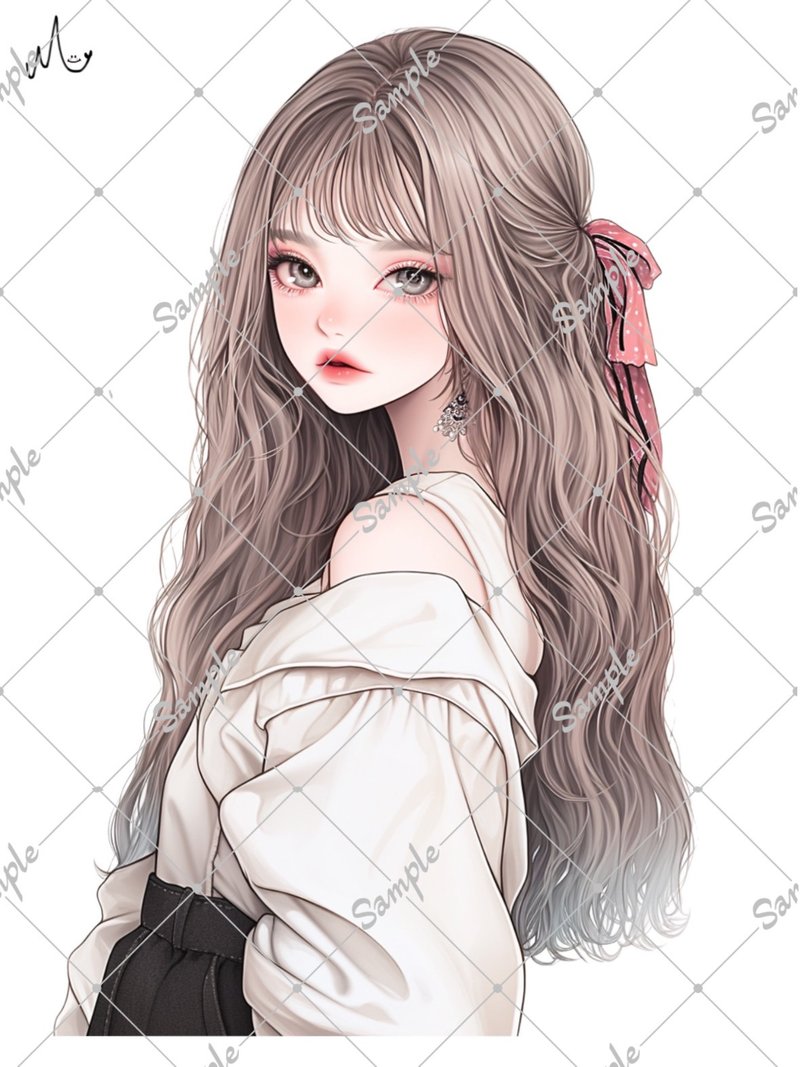 オリジナル人物ステッカー - 貼紙 - 紙 