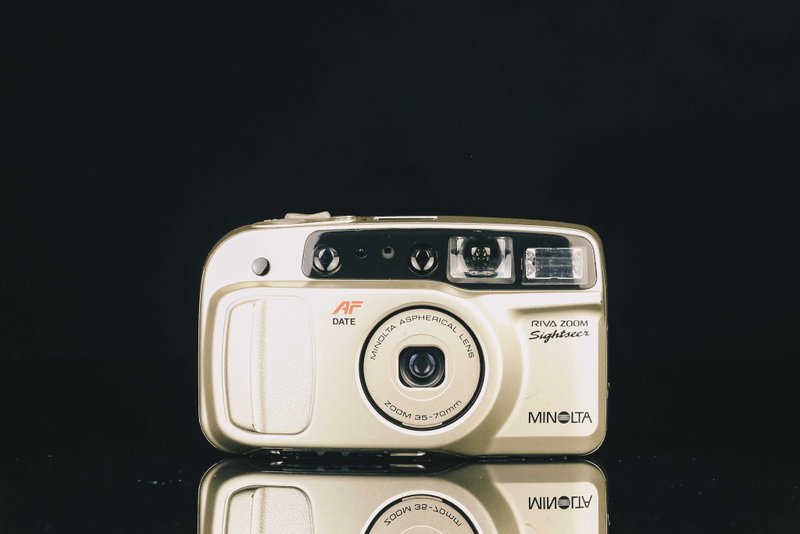 MINOLTA RIVA ZOOM Sightseer #3823 #135底片相機 - 相機/拍立得/底片相機 - 其他金屬 黑色