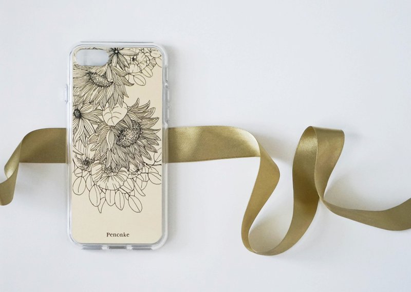 iPhone CASE | 向日葵 - 手機殼/手機套 - 其他材質 金色