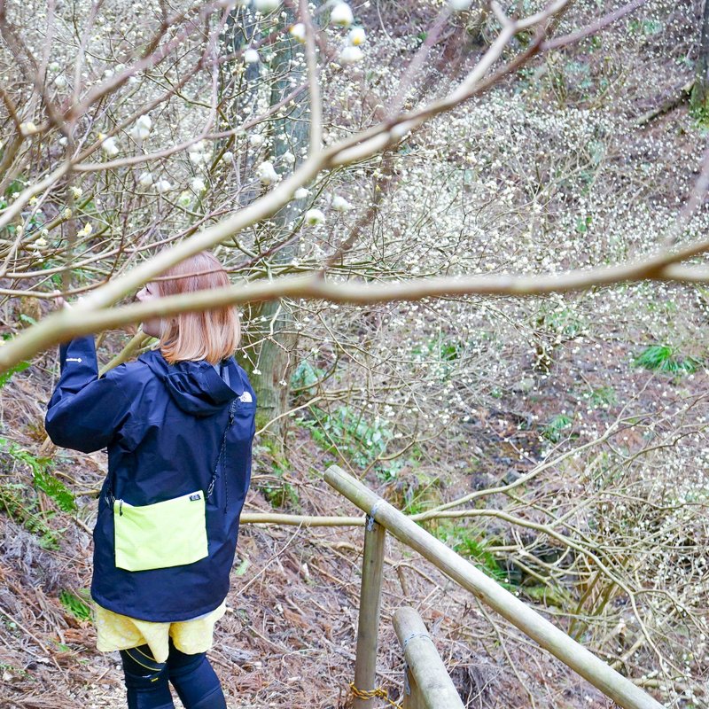 選べるカラー・さこぽM / 登山・キャンプ・アウトドア・超軽量・防水・サコッシュ・ショルダーバッグ・ポーチ・slowhike・SCP-01-M - 化妝包/收納袋 - 環保材質 黑色