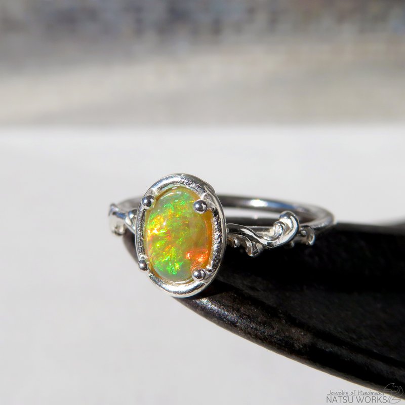 エチオピア オパール リング / Ethiopian Opal Ring - 戒指 - 寶石 多色