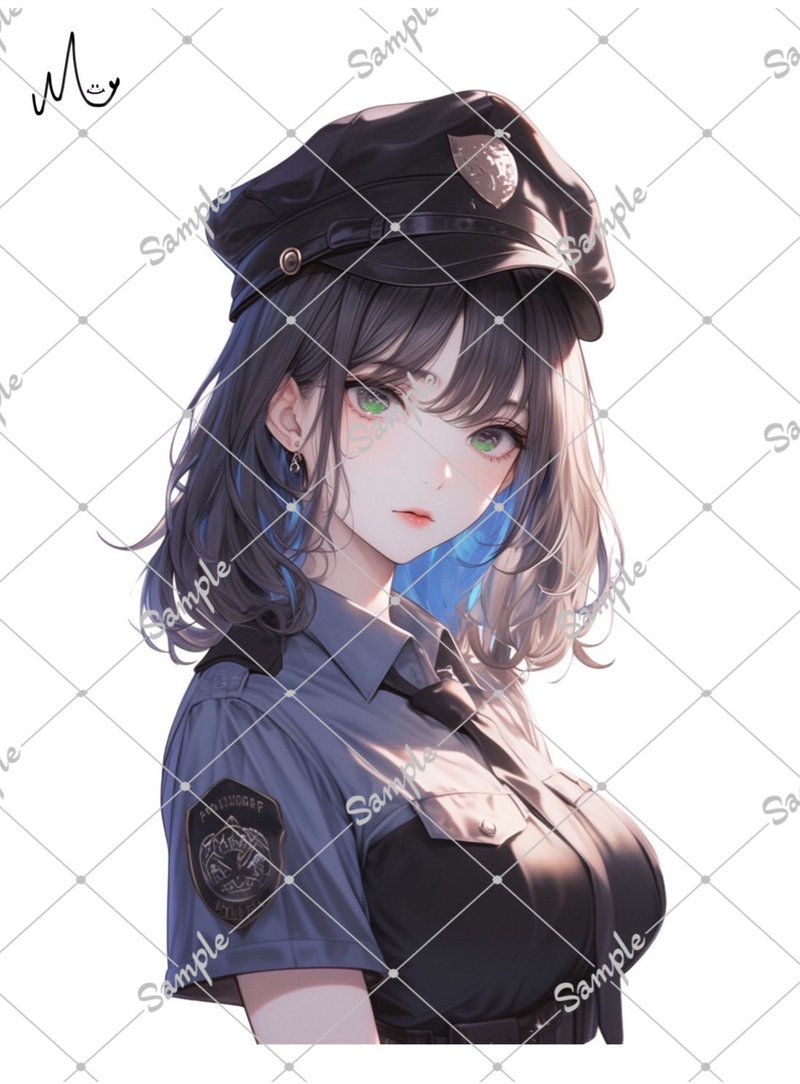 オリジナル人物ステッカー - 貼紙 - 紙 