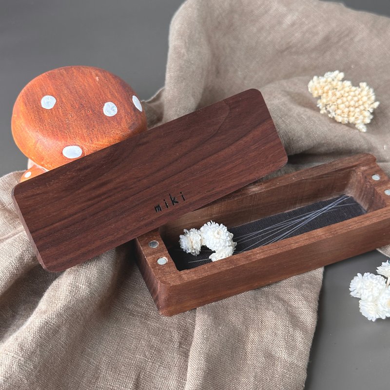 【名入れ可】ひげ収納ボックス 猫 毛 収納 誕生日 プレゼント ミニギフト - その他 - 木製 