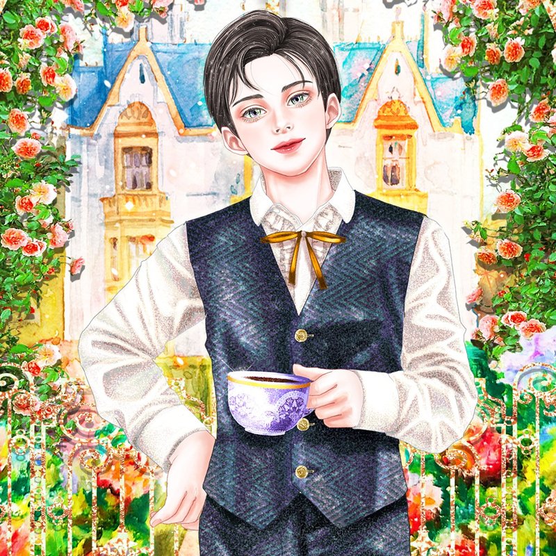 The Secret Garden : Colin - 貼紙 - 紙 多色