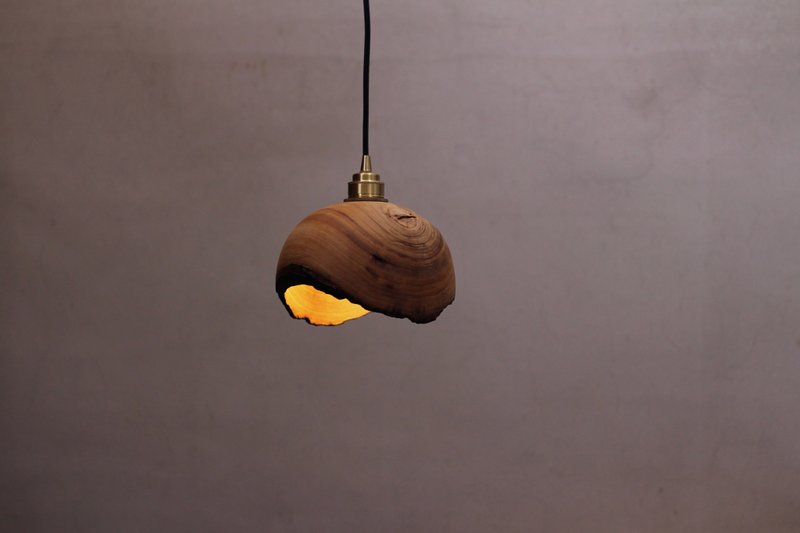 Planet_camphor wood chandelier - Lighting - Wood 