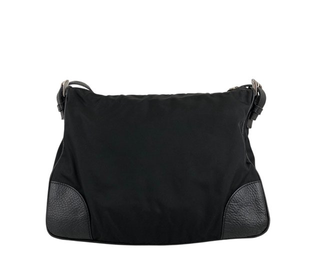 日本直送 名牌中古包 】PRADA プラダ ショルダーバッグ ブラック