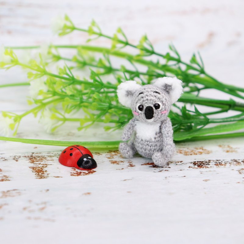 Crochet pattern Micro Koala, PDF Digital Download, DIY mini amigurumi tutorial - 手工藝教學/工具書 - 其他材質 
