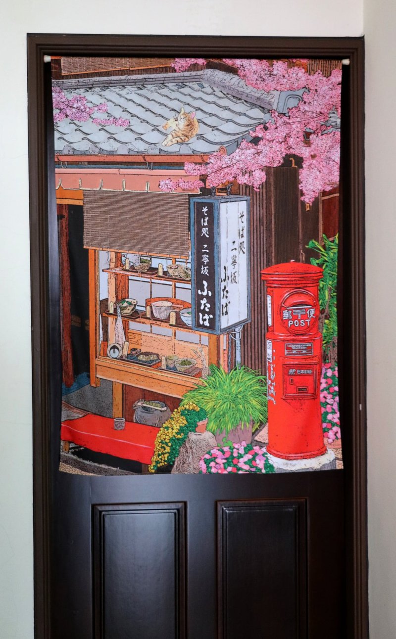 Long version of the lucky door curtain/printed painting - โปสเตอร์ - เส้นใยสังเคราะห์ 