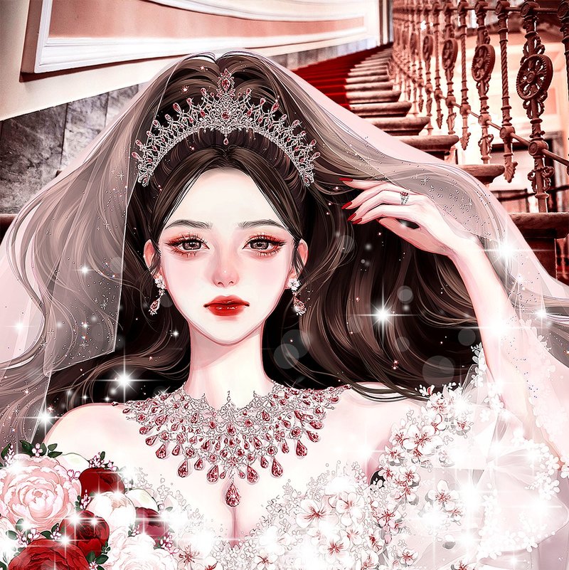 (unwanted wedding) Camila (4Color) - สติกเกอร์ - กระดาษ หลากหลายสี