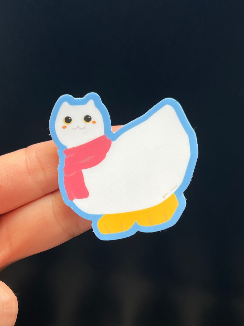 Duck cat stickers - Stickers - Paper 