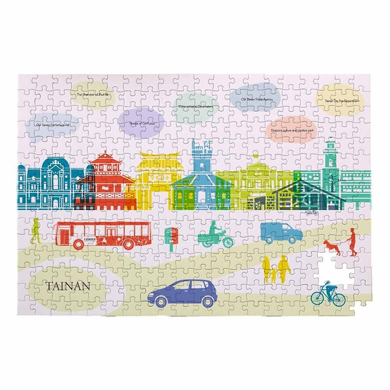 | Ancient and Modern Tainan Styles | 300 Pieces of Exquisite Printing Puzzles