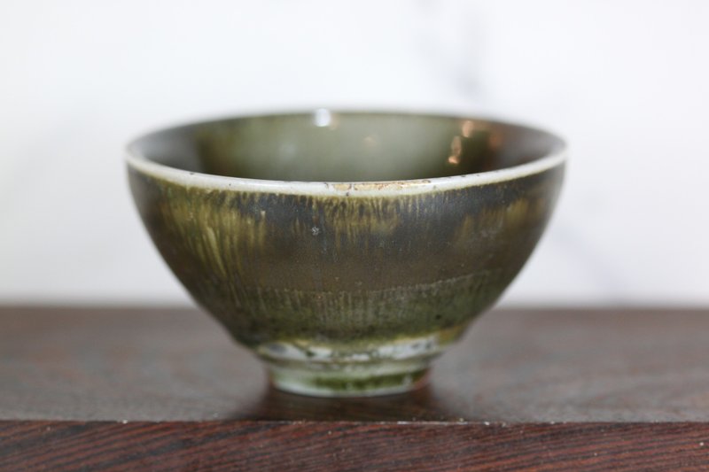 【送禮好物】120ml 天目釉 柴燒茶杯 茶碗 鶯歌名家葉敏祥作品 - 茶壺/茶杯/茶具 - 瓷 