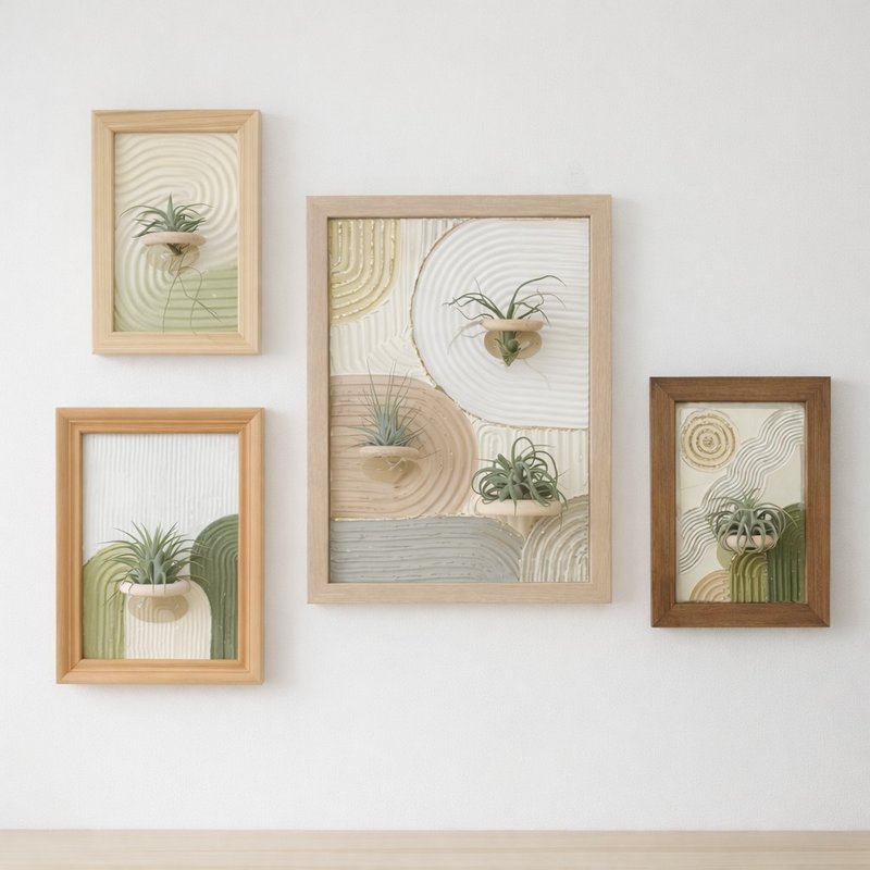 【角落小森林】空氣鳳梨肌理畫手作工作坊 - 植栽/花藝 - 植物．花 