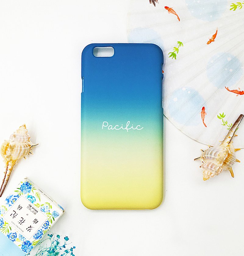 パシフィックパシフィック-iPhoneオリジナルケース/ケース - スマホケース - プラスチック ブルー