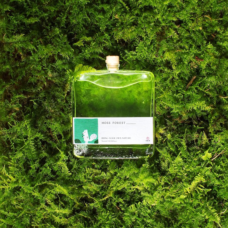 充滿森林氣息的天然擴香機 / 自然香氣 - น้ำหอม - แก้ว สีเขียว