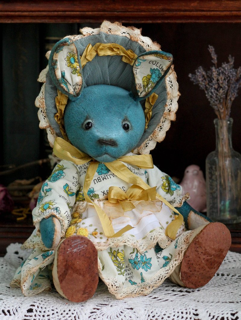Handmade Artist Collectible Teddy Bear OOAK Vintage Victorian Style toy gift 原创 - 公仔/玩偶 - 其他材質 多色