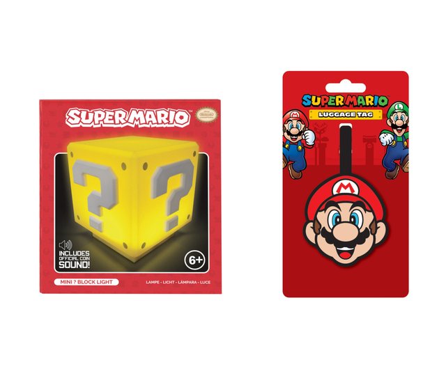マリオのブロック  ライト スーパーマリオ ミニ・クエスチョンブロック ライト - ショップ