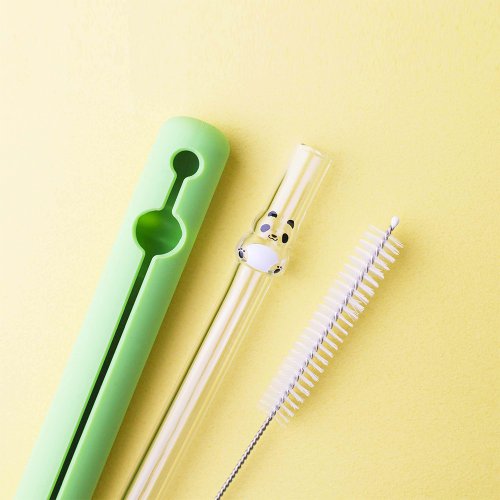 Cool cat shaped glass straw - Shop GOODGLAS Reusable Straws - Pinkoi