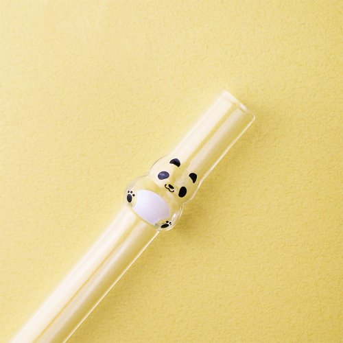 Polar Bear Shaped Glass Straws Set - Shop GOODGLAS Reusable Straws - Pinkoi