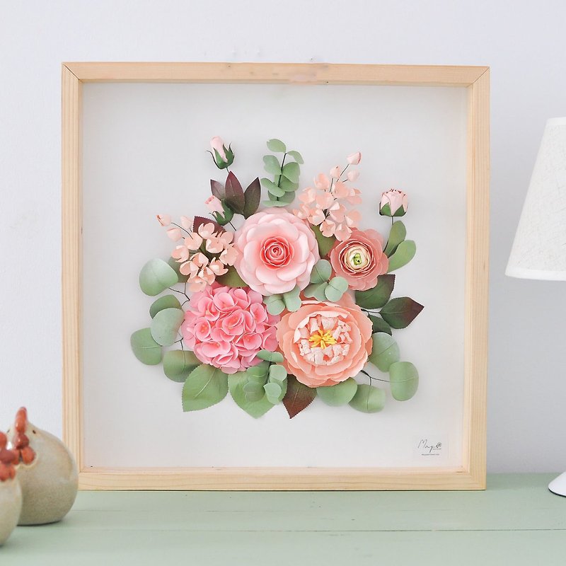 Eco-Friendly Materials Wall Décor - The Valley Of Love - Paper Flowers Art for Wall Decor, Home Decor