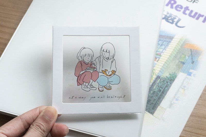 Spirited Away Onigiri | Movie| Romance Transparent Postcard - การ์ด/โปสการ์ด - วัสดุอื่นๆ 