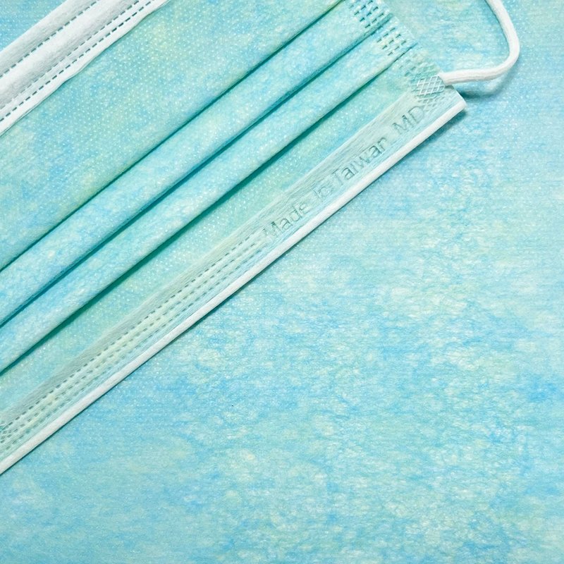 御夏祭系列 - 涼夏   / 成人50入 醫療口罩 - 口罩/口罩收納套 - 其他材質 藍色