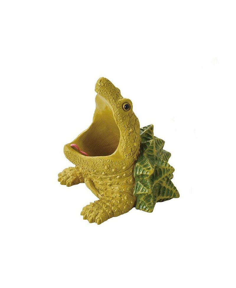 Japanese Magnets healing series snapping turtle shape cute desk decoration office stationery storage pen holder - Pen & Pencil Holders - Resin Green