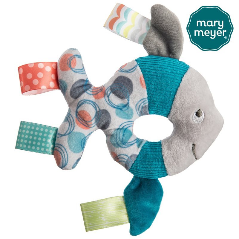 【MaryMeyer】標籤手搖鈴-幾何曼波魚 - 寶寶/兒童玩具/玩偶 - 其他材質 