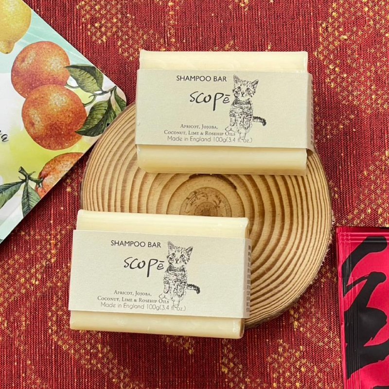 青檸洗髮皂裸裝2入期間限定【詩可貝SCOPē】 - 洗髮精/餅/皂 - 濃縮/萃取物 