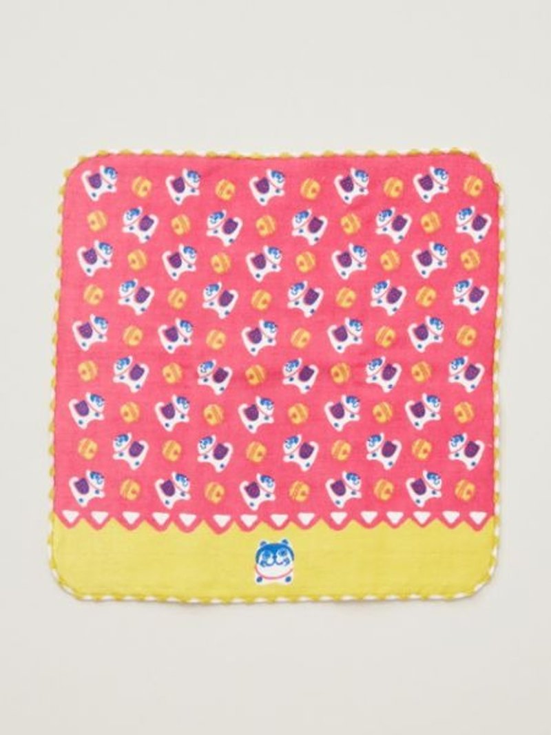 【Pre-order】 ✱ mascot dog Zhang handkerchief ✱ - Towels - Cotton & Hemp Multicolor