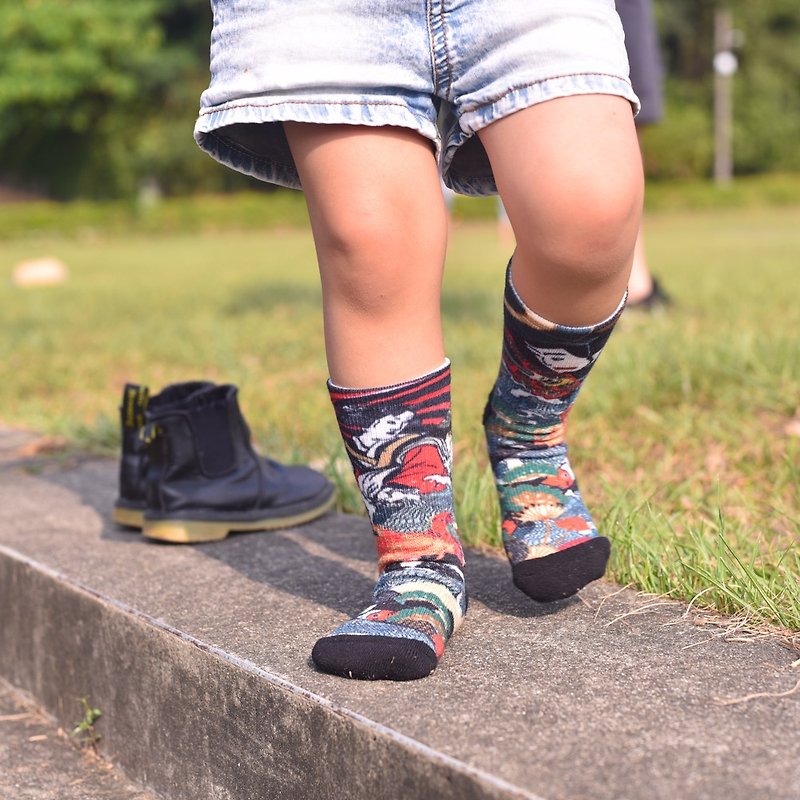 【Xiaochuang Socks】Children's Socks - First Encounter - Socks - Eco-Friendly Materials Black