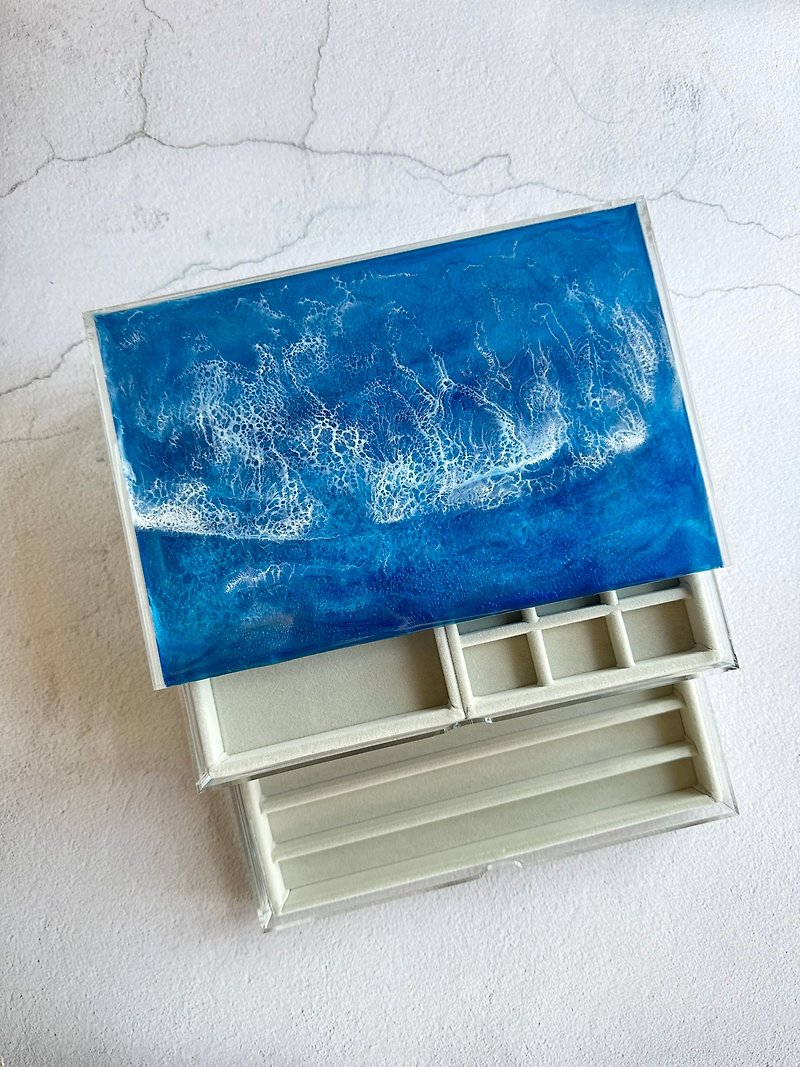 Ocean style muji acrylic 2 drawer accessories storage case - Storage - Acrylic 