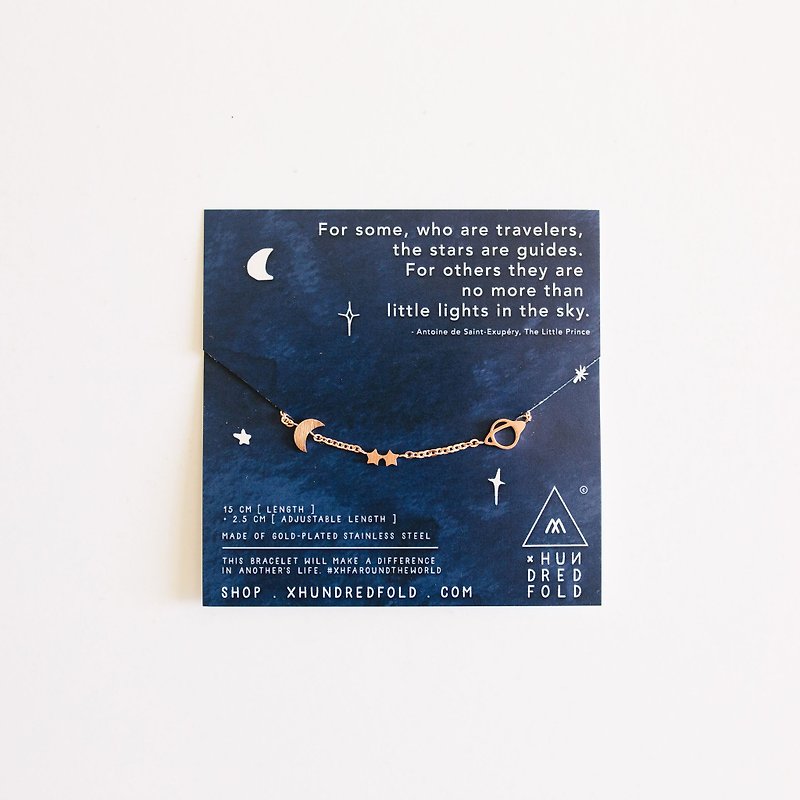 "STARS ON A WRIST" BRACELET - Bracelets - Other Metals Gold