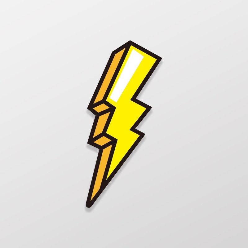 Lightning/車貼、貼紙、軟磁 SunBrother孫氏兄弟 - 貼紙 - 防水材質 