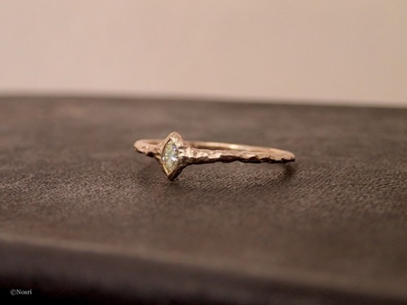 Pinkoi Proxy Purchase - Marquise cut diamond ring [K10/simple/delicate] - General Rings - Gemstone 