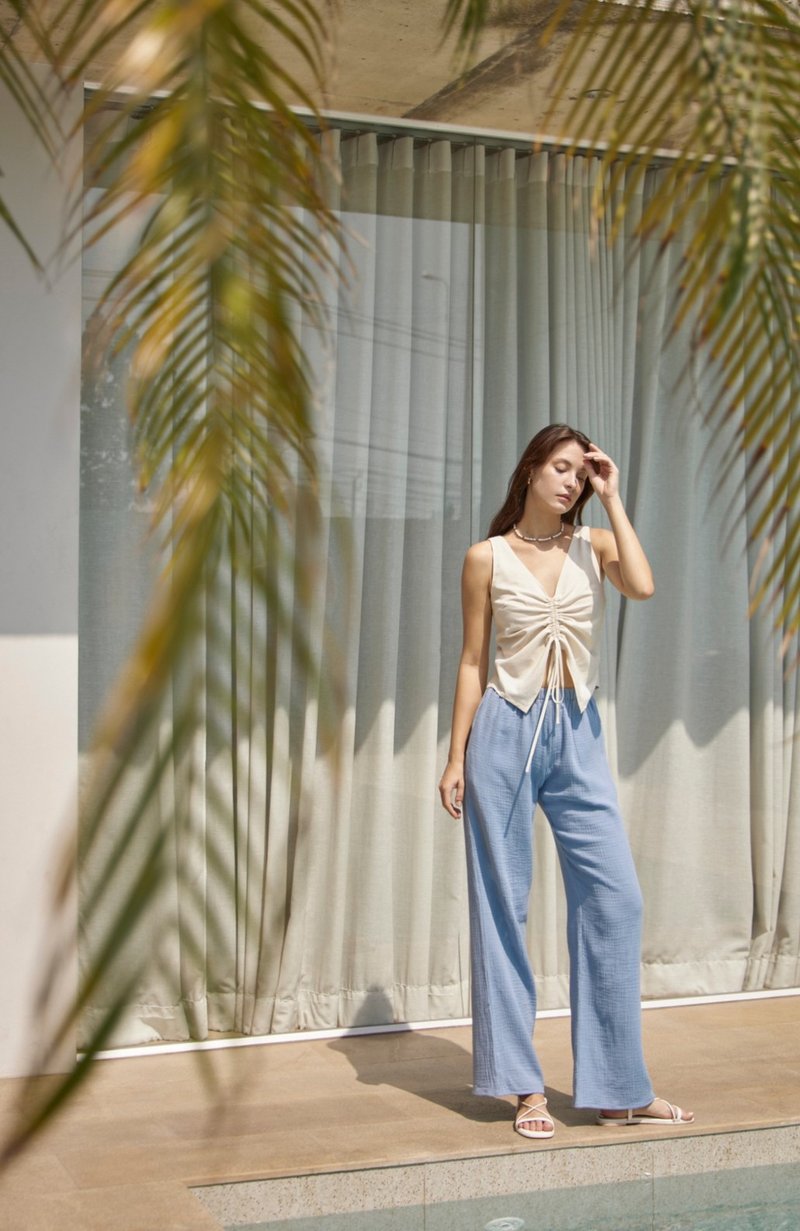 Bayday | SATURDAY PANTS VOL.2 | Blue - 男長褲/休閒褲 - 其他材質 