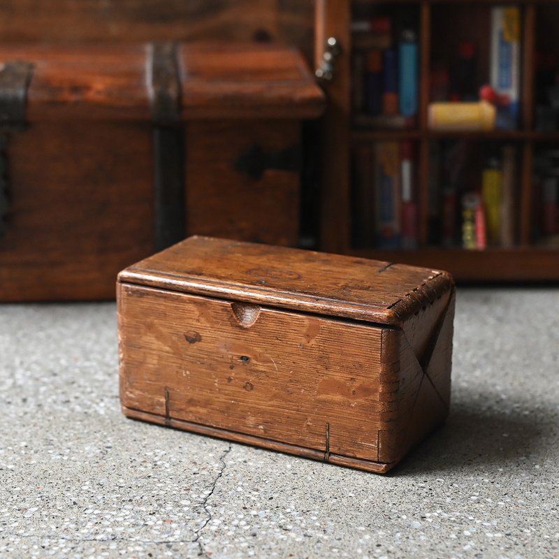 Antique 1889 Singer Sewing Puzzle Box - กล่องเก็บของ - โลหะ สีนำ้ตาล