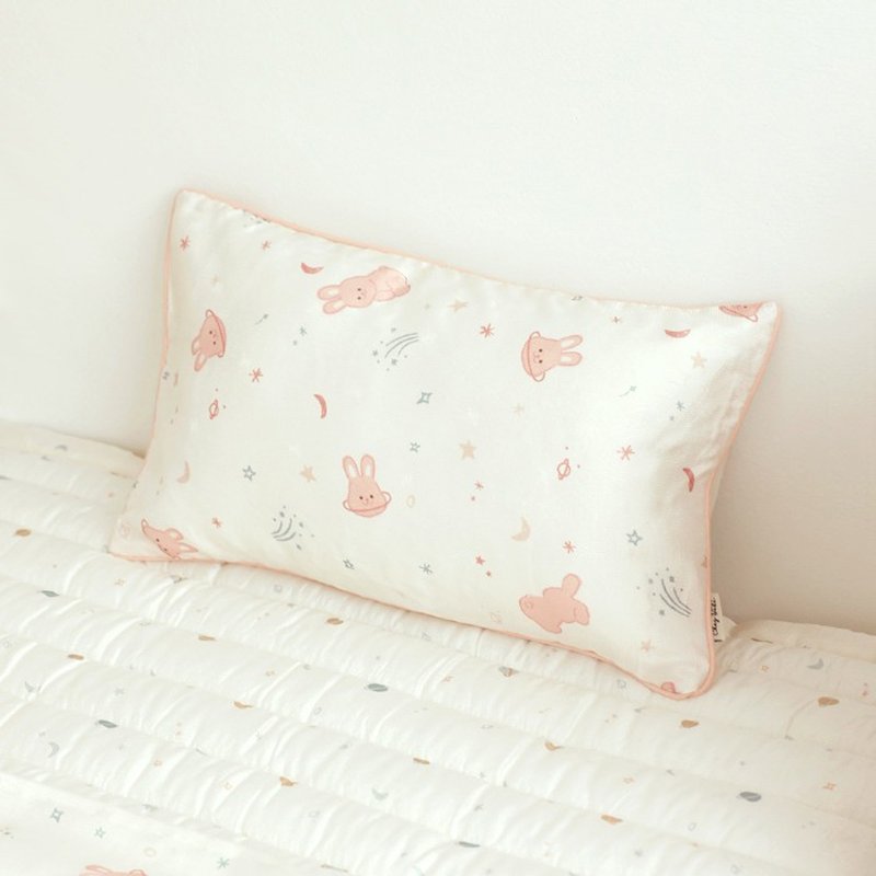 Korea Chezbebe Pink Rabbit Four Seasons Sleeping Toddler Pillow M - ผ้าปูที่นอน - ผ้าฝ้าย/ผ้าลินิน 