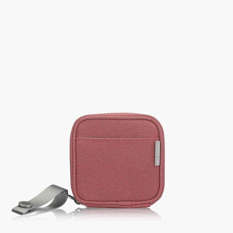 Blanc Macbook Power Cord Small Storage Bag-Earth Red - กระเป๋าแล็ปท็อป - วัสดุกันนำ้ สีแดง
