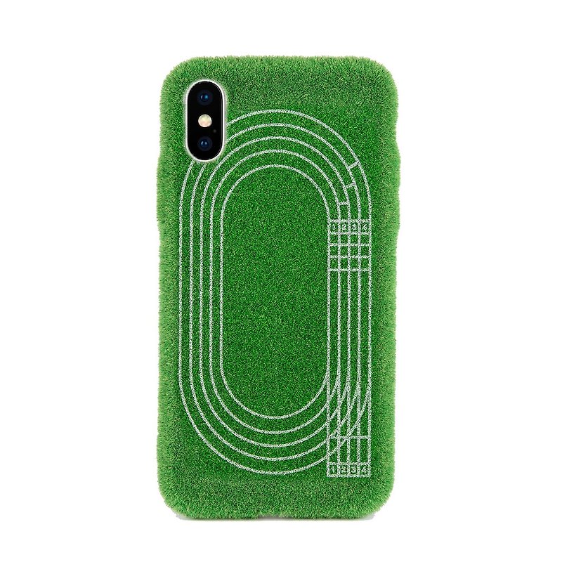 Shibaful Legend Track iPhone case 田徑場 運動系列 手機殼 - 手機殼/手機套 - 其他材質 綠色