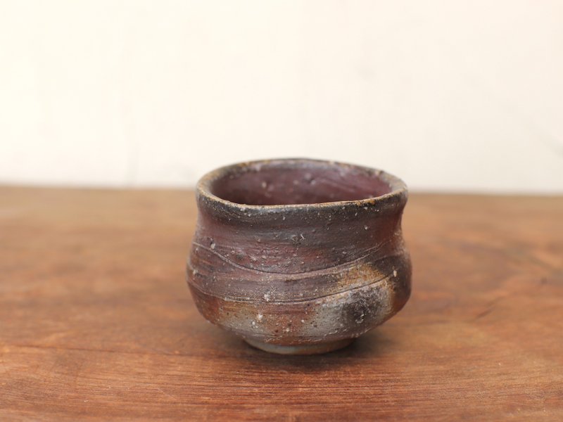 備前焼 ぐい呑み　gi-055 - 酒杯/酒器 - 陶 咖啡色