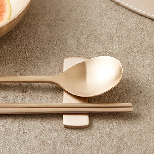 韓国真鍮製スプーン箸セット 2人分 - ショップ brassware 美顔