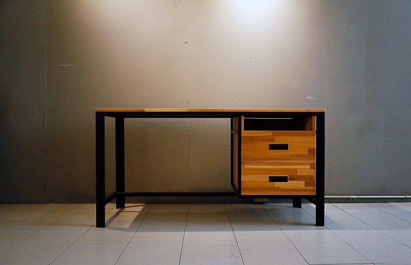 Industrial style double drawer Xiangshan desk - เฟอร์นิเจอร์อื่น ๆ - กระดาษ 