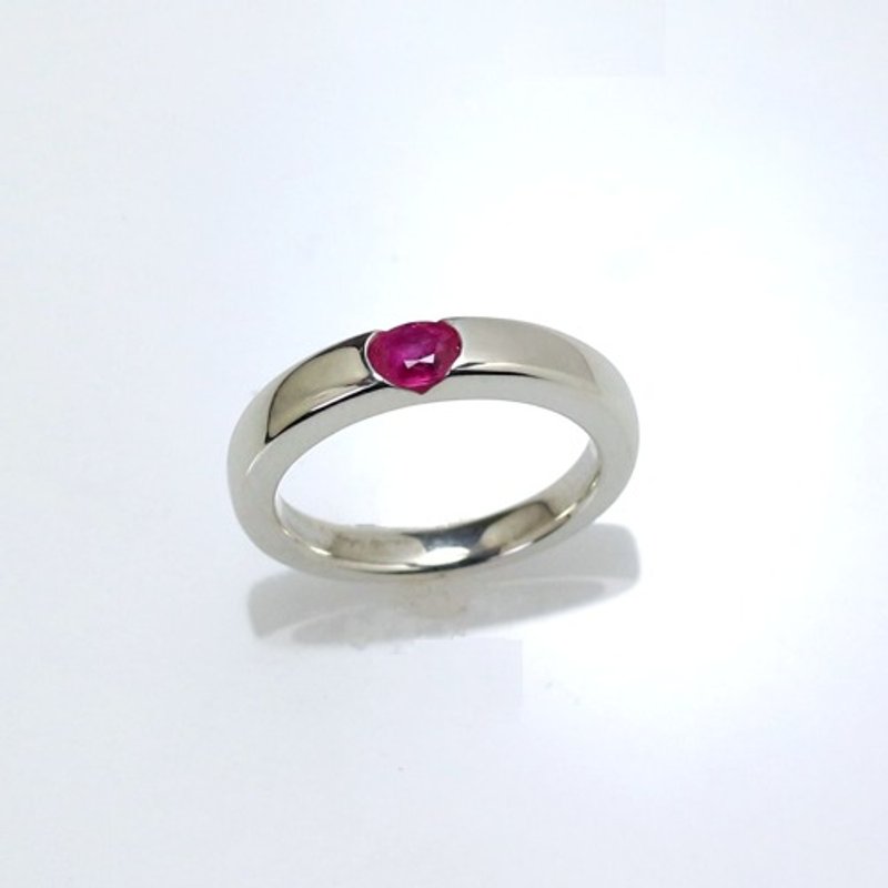 Pinkoi Proxy Purchase -  Sv925 Ruby Ring 0.29ct - General Rings - Gemstone 